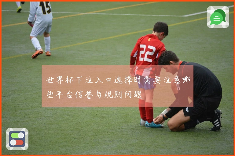 世界杯下注入口选择时需要注意哪些平台信誉与规则问题